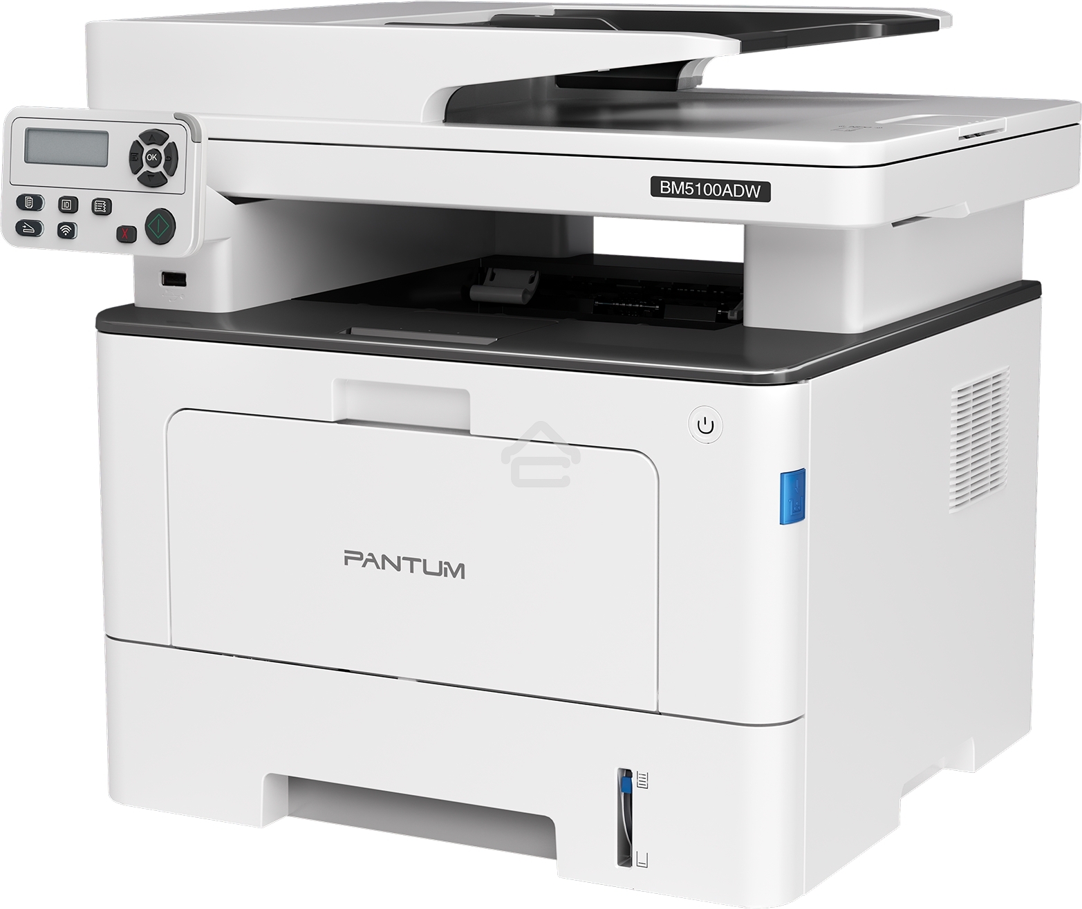 МФУ лазерный Pantum BM5100ADW, A4, ч/б, печ. до 40 стр/мин., скан. до 24 стр/мин., 1200x1200dpi, USB, RJ-45, Wi-Fi