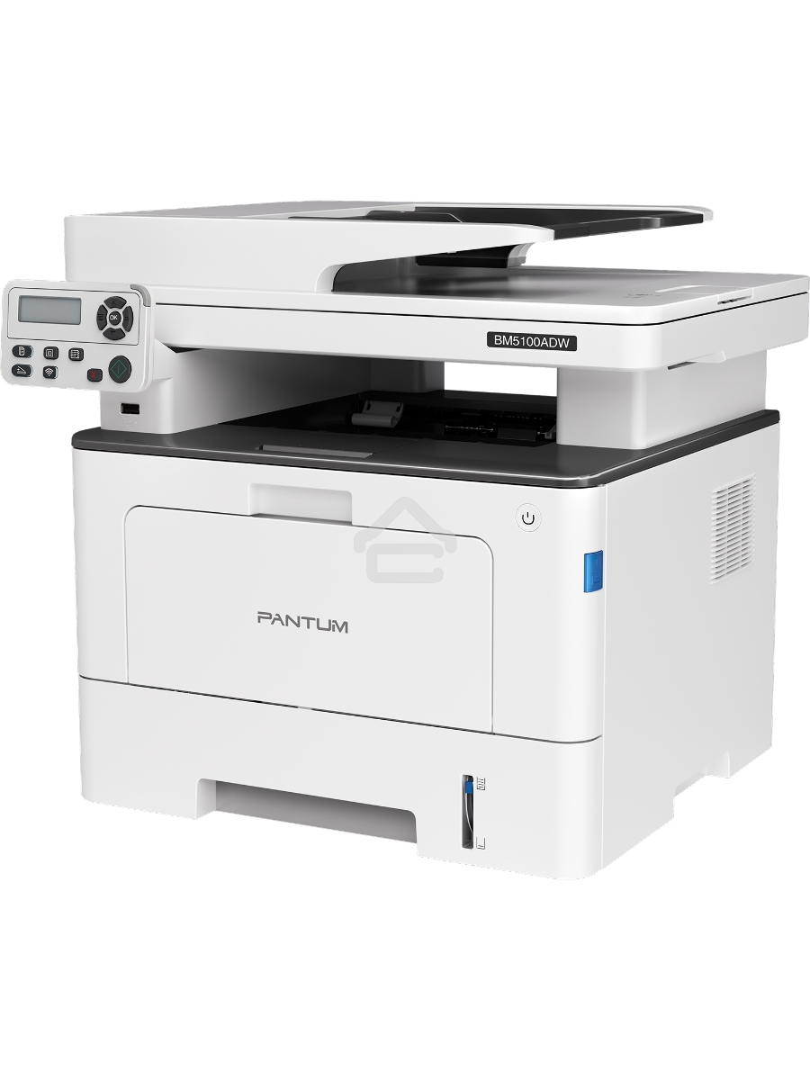 МФУ лазерный Pantum BM5100ADW, A4, ч/б, печ. до 40 стр/мин., скан. до 24 стр/мин., 1200x1200dpi, USB, RJ-45, Wi-Fi