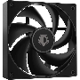 Вентилятор для корпуса ID-Cooling AF-125-K черный, 120 мм, 2000 об/мин, 29.85 дБ, 4 pin