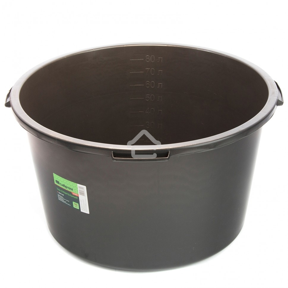 Таз круглый Сибртех строительный 90 л