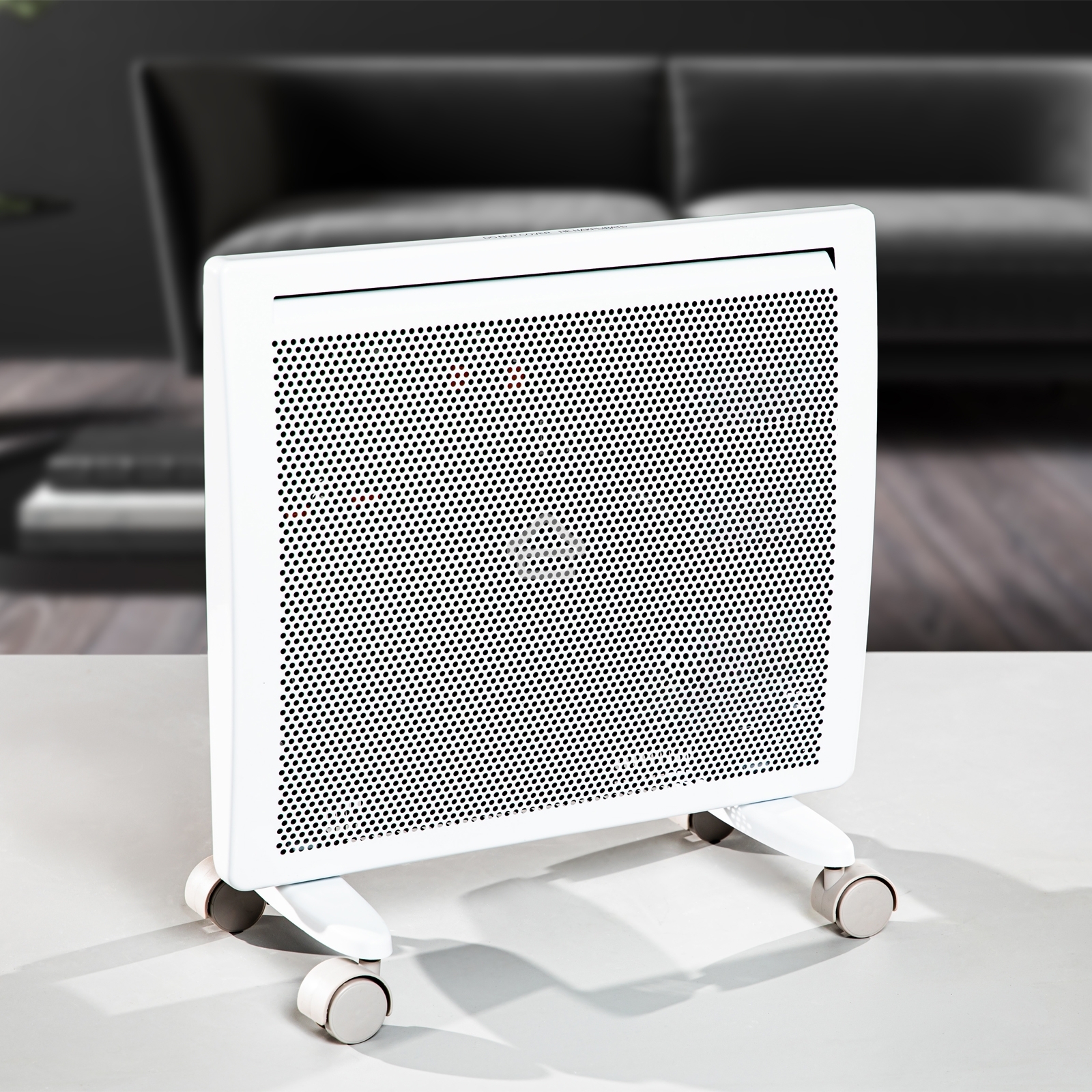 Конвектор электрический гибридный Denzel HybridX-1000 белый, 1000 Вт, 20 м2, термостат, дисплей