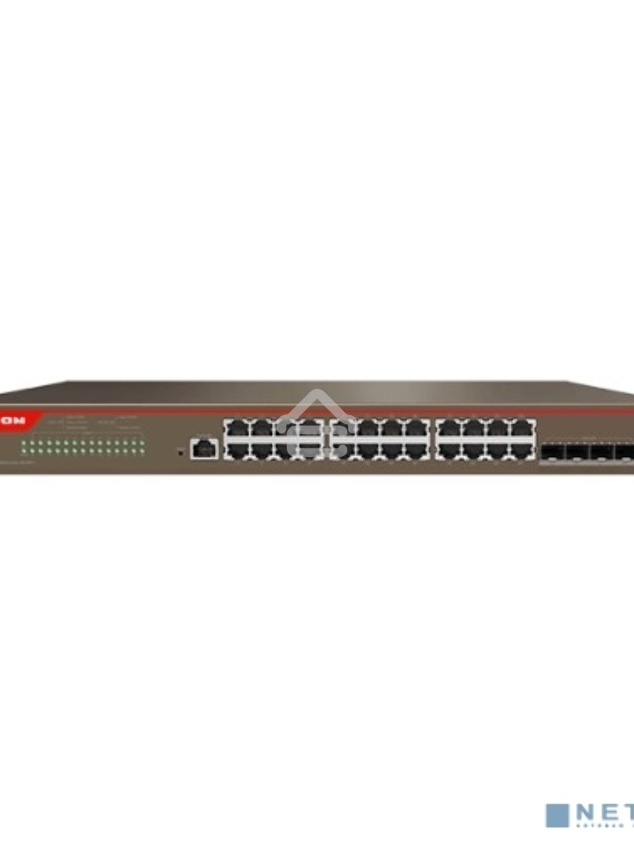 Коммутатор управляемый в стойку, 24*1Gbit RJ45, 4*SFP 10Gbit,  console port IP-COM G5328X