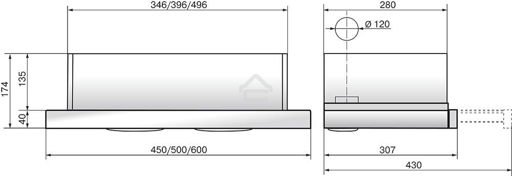 Вытяжка встраиваемая Elikor Интегра GLASS 60Н-400-В2Д нержавеющая сталь/стекло бежевое, 60 см, 400 куб. м/ч, 55 дБ