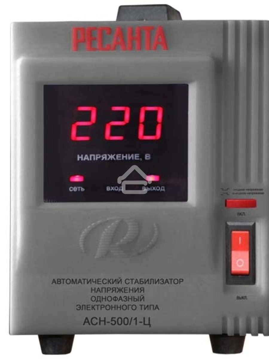 Стабилизатор напряжения Ресанта АСН- 500/1-Ц 63/6/1