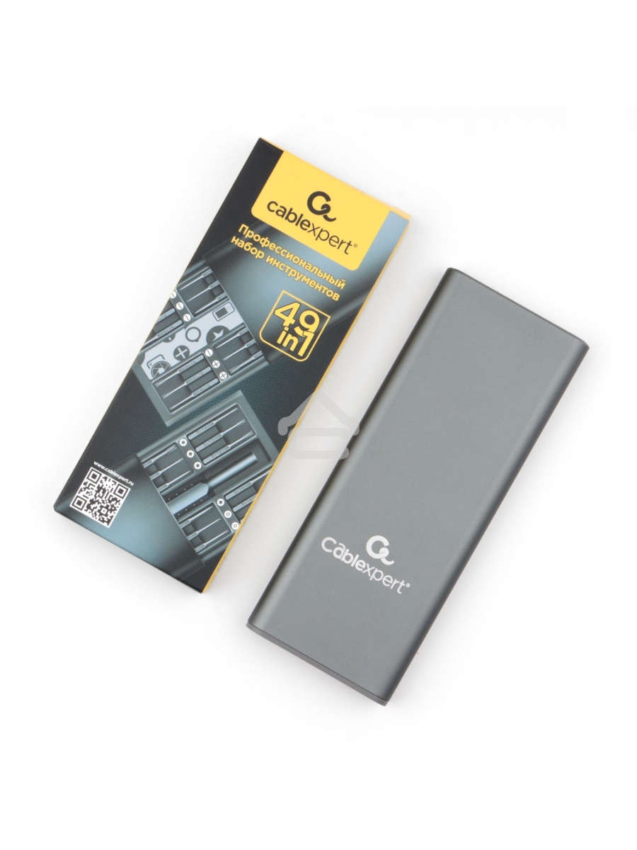 Отвертка с набором бит Cablexpert TK-SD-08R (49 предметов)
