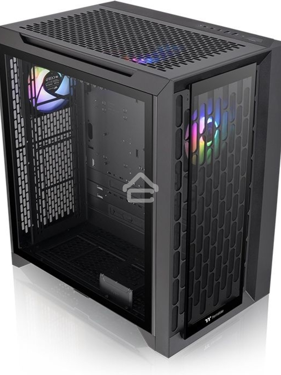 Компьютерный корпус Thermaltake CTE C700 TG ARGB черный без БП ATX 3x140mm 2xUSB3.0 audio bott PSU