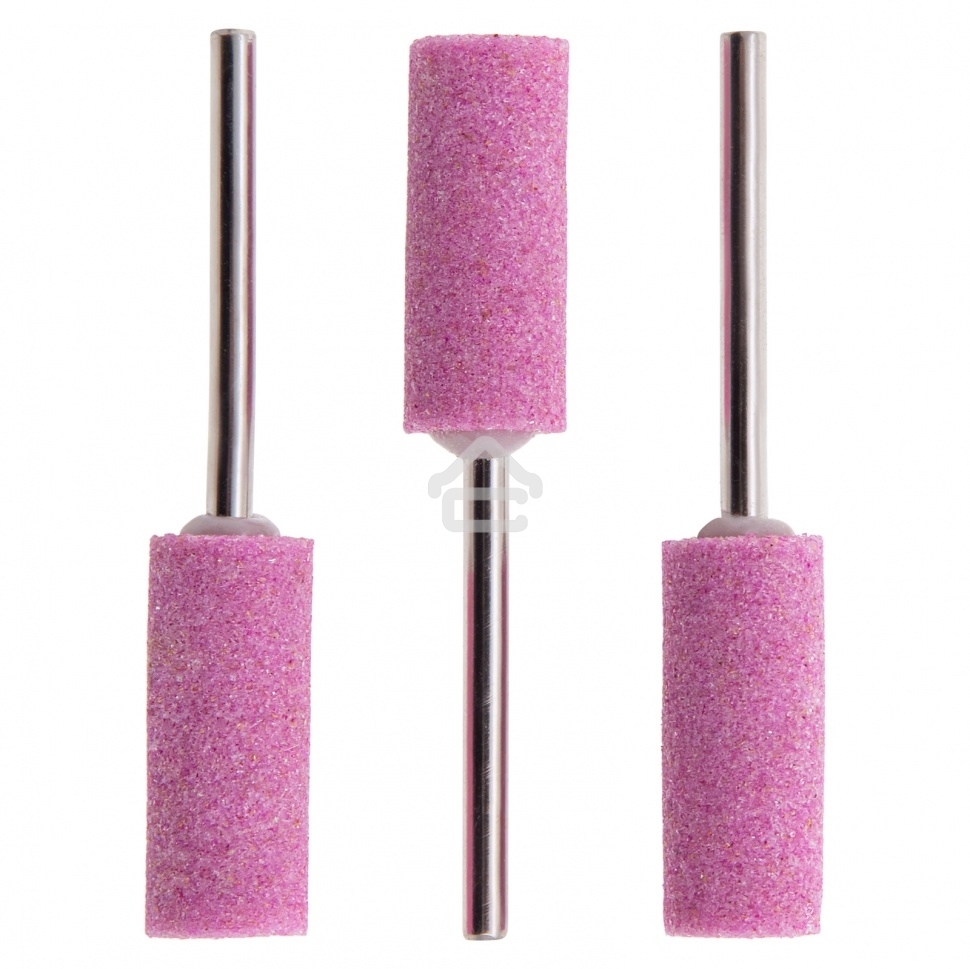 Шарошка абразивная Matrix, цилиндр удлин., 10 x 25 мм, хвостовик 3 мм, F80, 3шт.