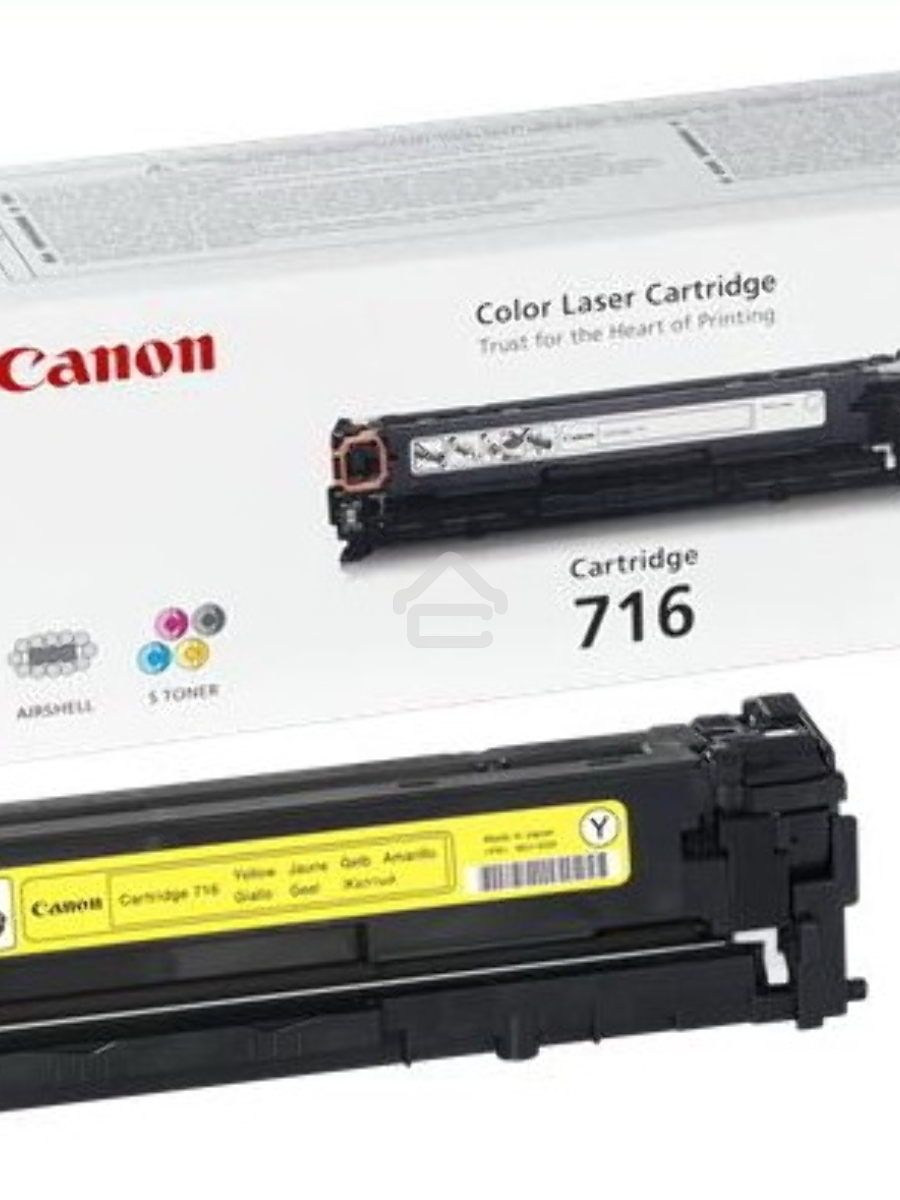Картридж лазерный Canon Cartridge 716Y (1977B002) желтый (1500 стр.) для Canon LBP-5050/5050N