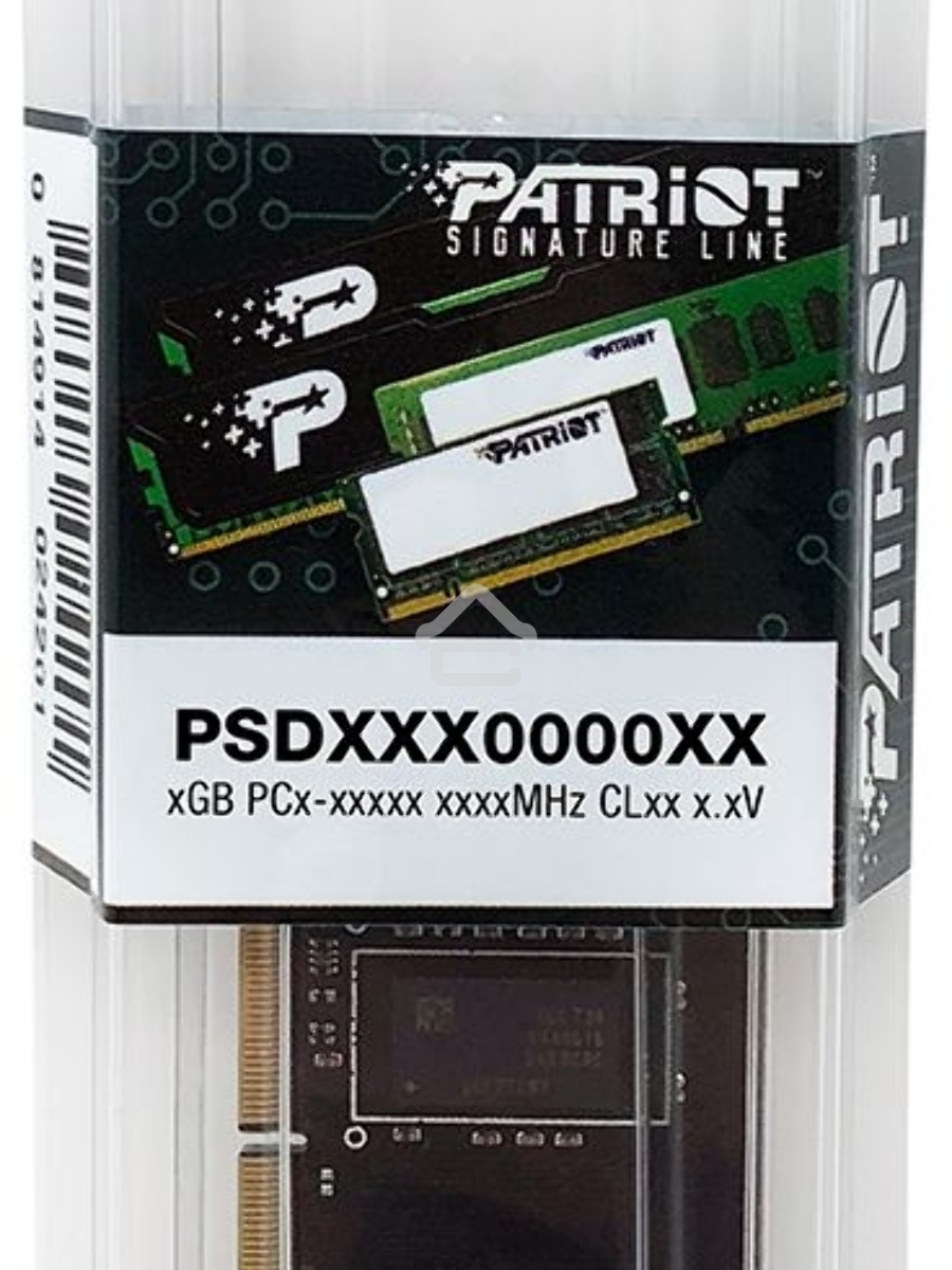 Оперативная память Patriot Signature, DDR4, 16GB (1x16 GB), 3200 MHz, CL22, SO-DIMM
