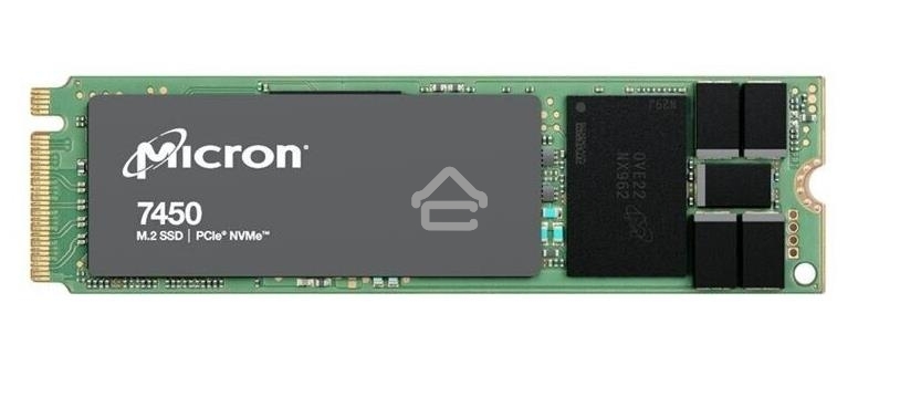Накопитель SSD Micron 7450 PRO, 480Gb, M.2(22x80мм), NVMe, PCIe 4.0 x4, 3D TLC, R/W 5000/700Mb/s, IOPs 280 000/40 000, TbW 800, DWPD 1 (12 мес.)