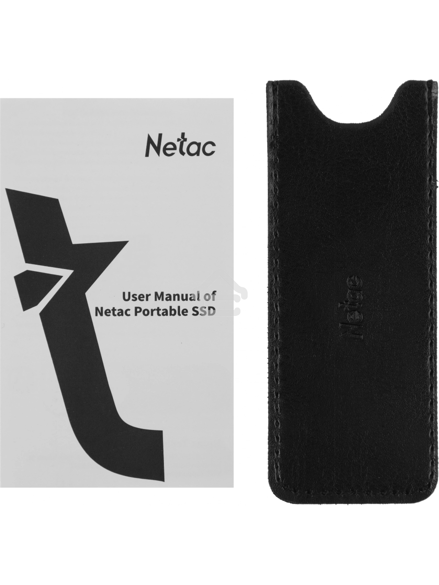 Накопитель SSD External Netac 2.0Tb Z SLIM <NT01ZSLIM-002T-32BK> (USB3.2, up to 520/480MBs, 100х29.5х9mm, Black)