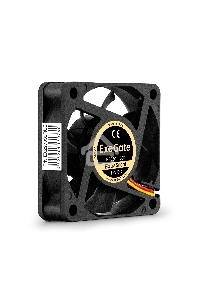 Вентилятор для корпуса ExeGate ExtraSilent ES06015B3P черный, 60 мм, 2500 об/мин, 17 дБ, 3 pin