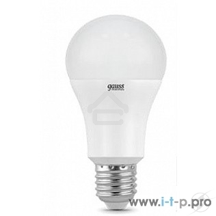 Светодиодная лампа GAUSS 23222 LED Elementary A60 12W E27 1150lm 4100K 1/10/50 0