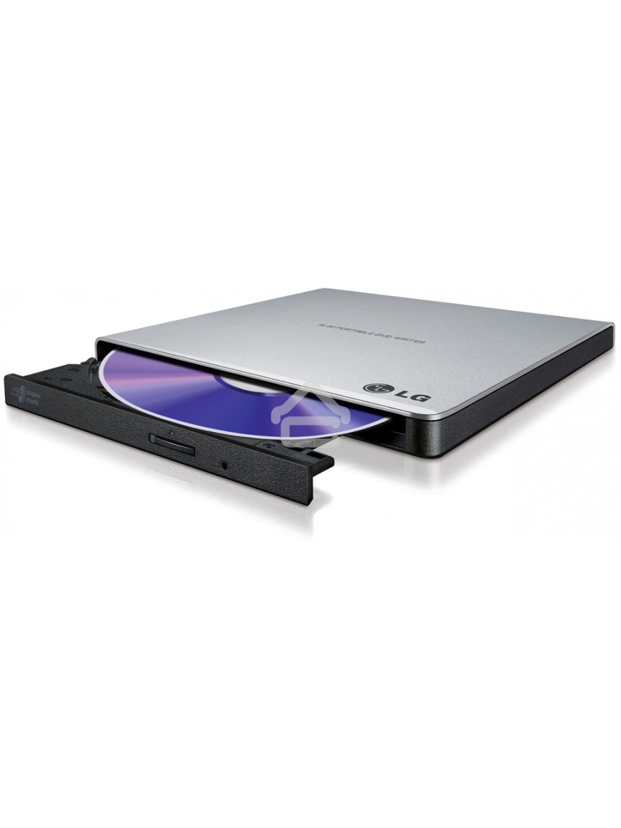 Привод DVD-RW LG GP57ES40 серебристый USB внешний