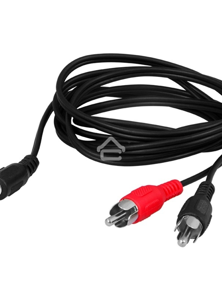 Шнур Rexant Стерео 3,5 мм - 2 RCA, 1.5 м (10 шт./уп.)
