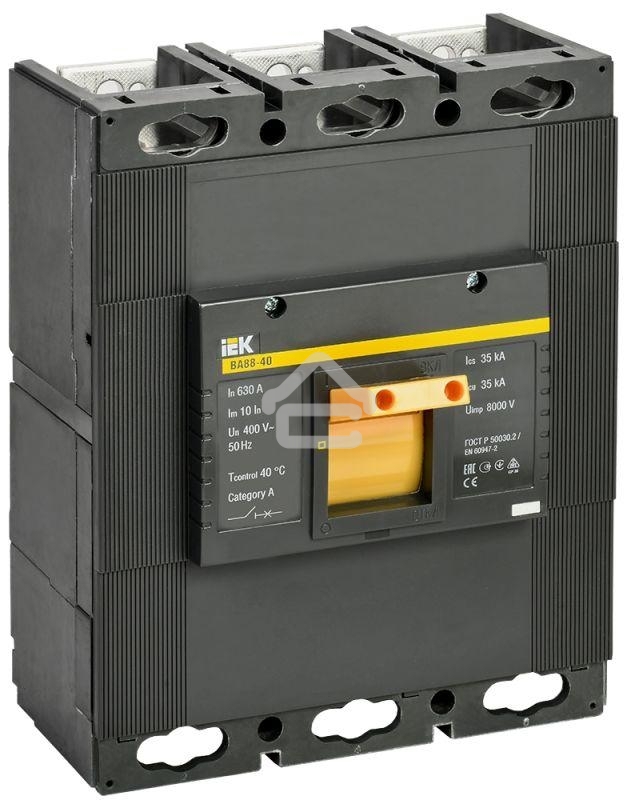 Выключатель автоматический 3п 630А 35кА ВА 88-40 IEK SVA50-3-0630