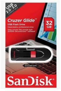 Флеш диск Sandisk 32Gb Cruzer Glide SDCZ60-032G-B35 USB2.0 черный