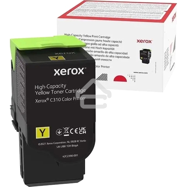 Картридж лазерный Xerox C310 желтый 5,5K (006R04371)