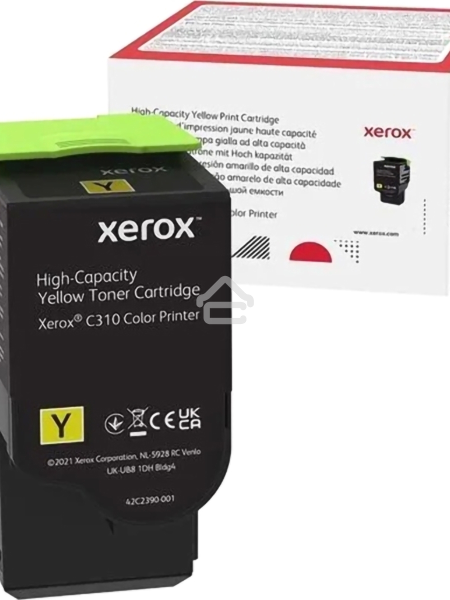 Картридж лазерный XEROX C310 желтый 5,5K (006R04371)