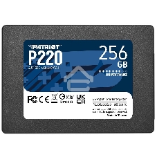 Накопитель SSD Patriot P220, 256Gb, SATA-III, 2.5