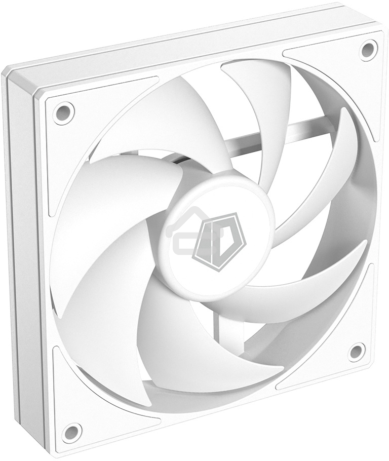 Вентилятор для корпуса ID-Cooling AF-125-W белый, 120 мм, 2000 об/мин, 29.85 дБ, 4 pin