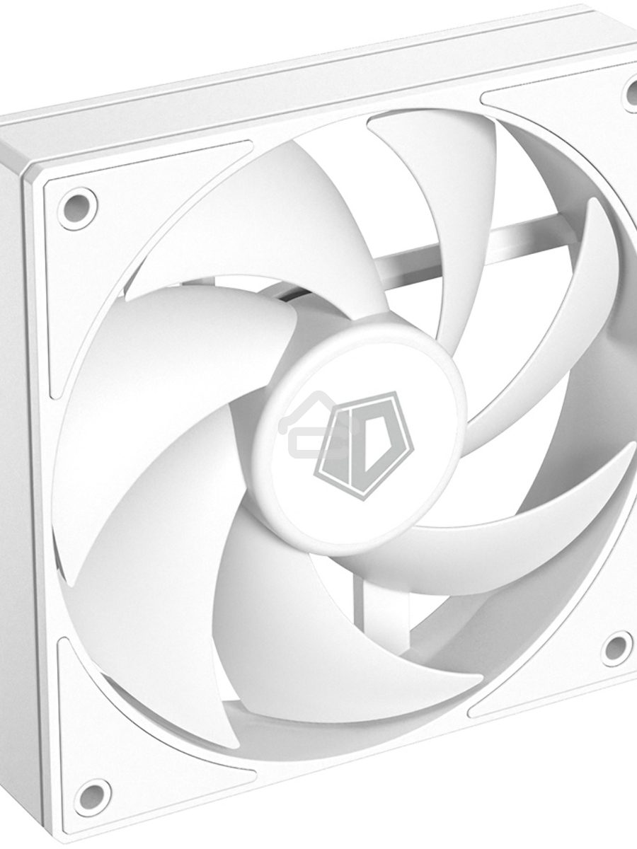 Вентилятор для корпуса ID-Cooling AF-125-W белый, 120 мм, 2000 об/мин, 29.85 дБ, 4 pin