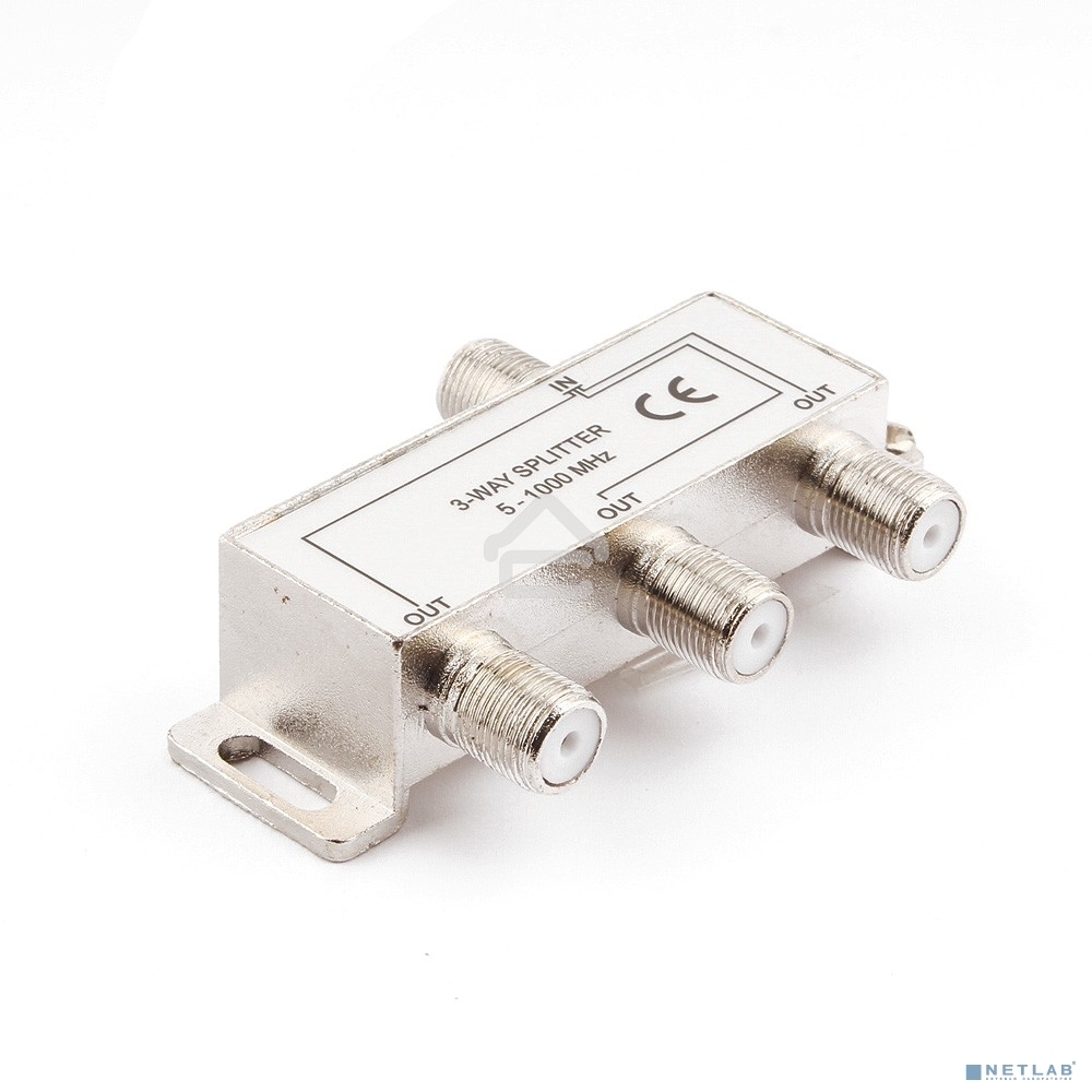 Разветвитель на 3 телевизора, Cablexpert AS-TV-03, 5-1000MHZ