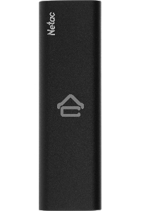 Накопитель SSD External Netac 2.0Tb Z SLIM <NT01ZSLIM-002T-32BK> (USB3.2, up to 520/480MBs, 100х29.5х9mm, Black)