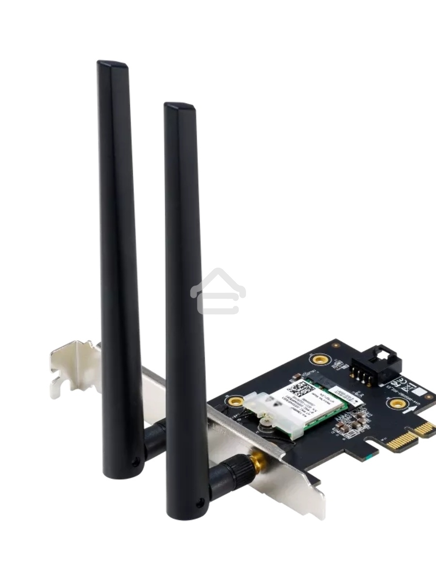 Сетевой адаптер ASUS PCE-AX1800 WIFI 802.11ax, 2402 + 574Mbpsб PCI-E Adapter, 2 антенны; 90IG07A0-MO0B00