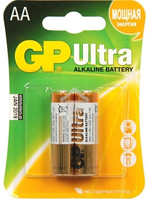 Батарейка GP 15AU-CR2 Ultra AA 2 шт. уп