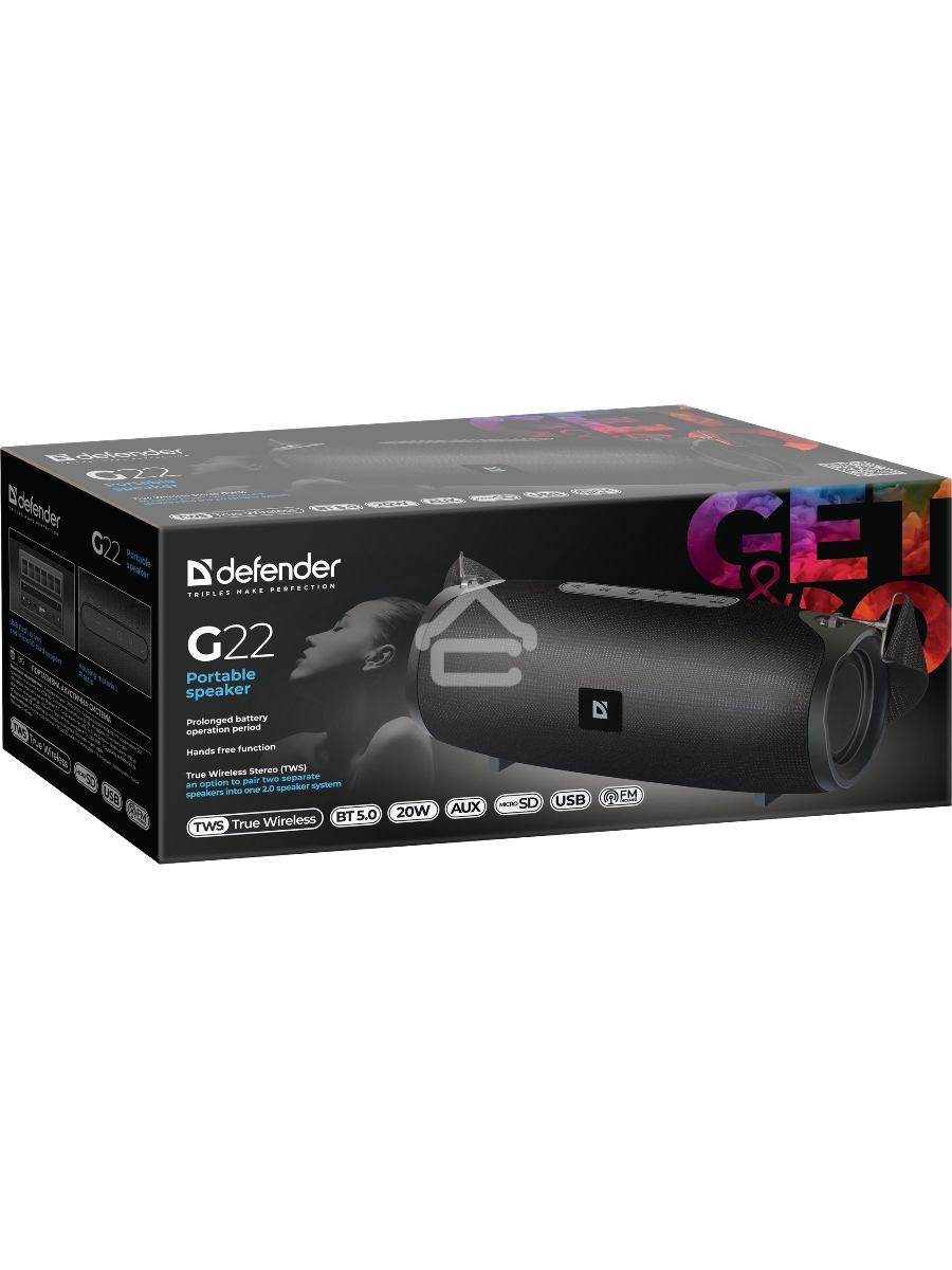 Акустическая система 2.0 Defender G22 65122