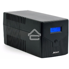 Источник бесперебойного питания SKAT-UPS 1000/600 ИБП 220В 600Вт 2 АКБ 7Ач внутр. меандр. стабилизация напряжения
