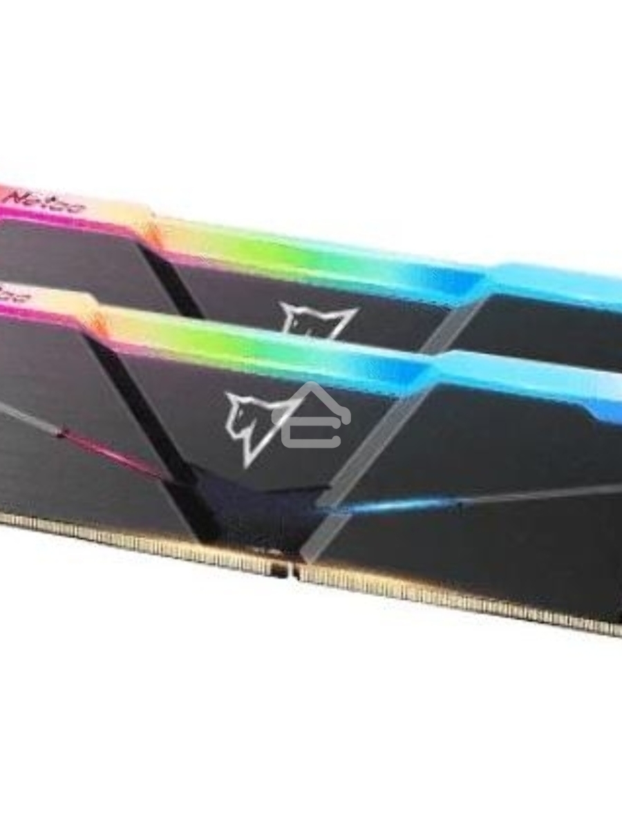 Оперативная память NETAC Shadow, DDR4, 16GB (2x8GB), 3200MHz, CL16, DIMM, с радиаторами, RGB, серый