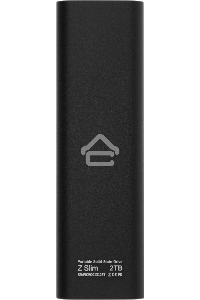 Накопитель SSD External Netac 2.0Tb Z SLIM <NT01ZSLIM-002T-32BK> (USB3.2, up to 520/480MBs, 100х29.5х9mm, Black)
