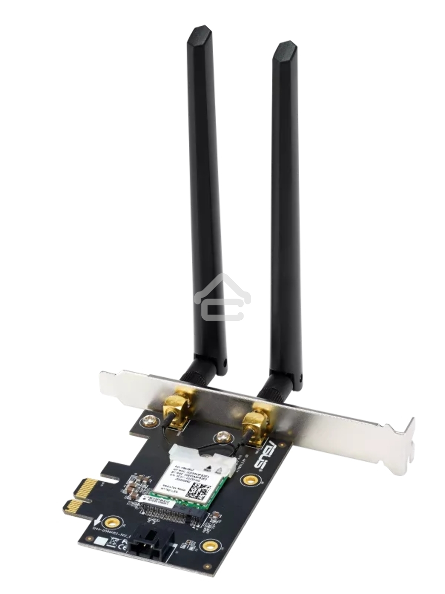 Сетевой адаптер ASUS PCE-AX1800 WIFI 802.11ax, 2402 + 574Mbpsб PCI-E Adapter, 2 антенны; 90IG07A0-MO0B00