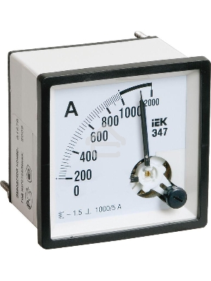 Амперметр ИЭК Э47 72х72мм 1000/5А кл. точн. 1.5  IPA10-6-1000-E
