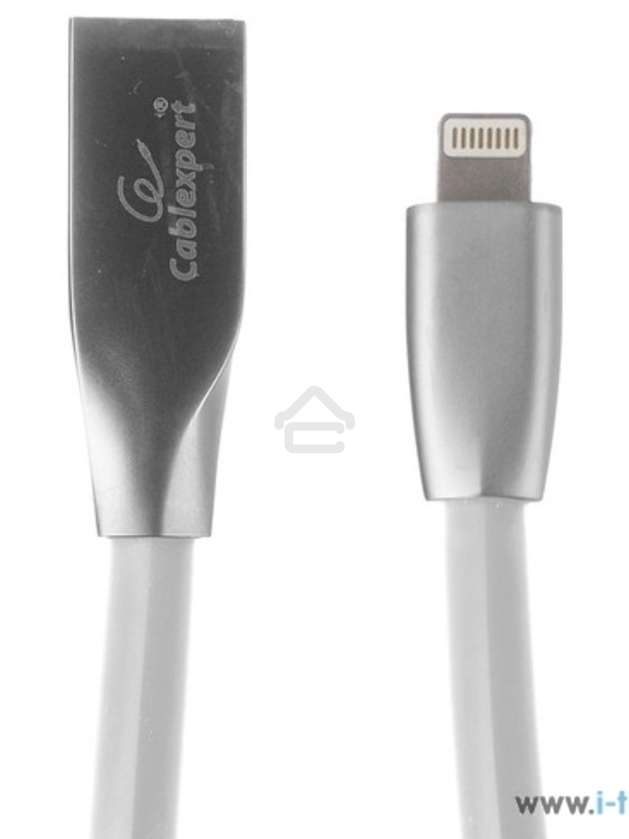 Кабель Cablexpert для Apple CC-G-APUSB01W-1.8M, AM/Lightning, серия Gold, длина 1.8м, белый, блистер