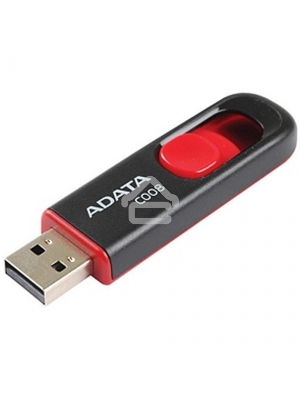 Флэш диск USB 2.0 ADATA Flash Drive 64Gb С008 Black-Red