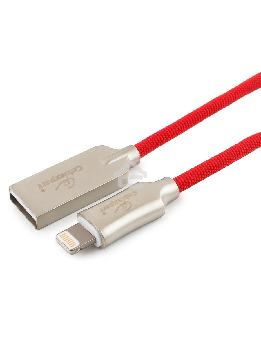 Кабель USB Cablexpert для Apple CC-P-APUSB02R-1M, MFI, AM/Lightning, серия Platinum, длина 1м, красный, блистер