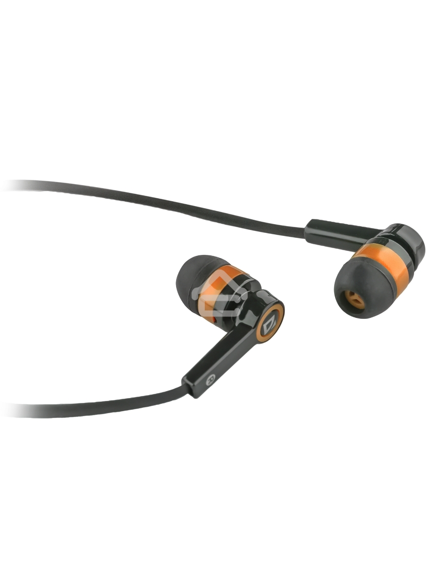 Наушники Defender Pulse 420 черный/оранжевый