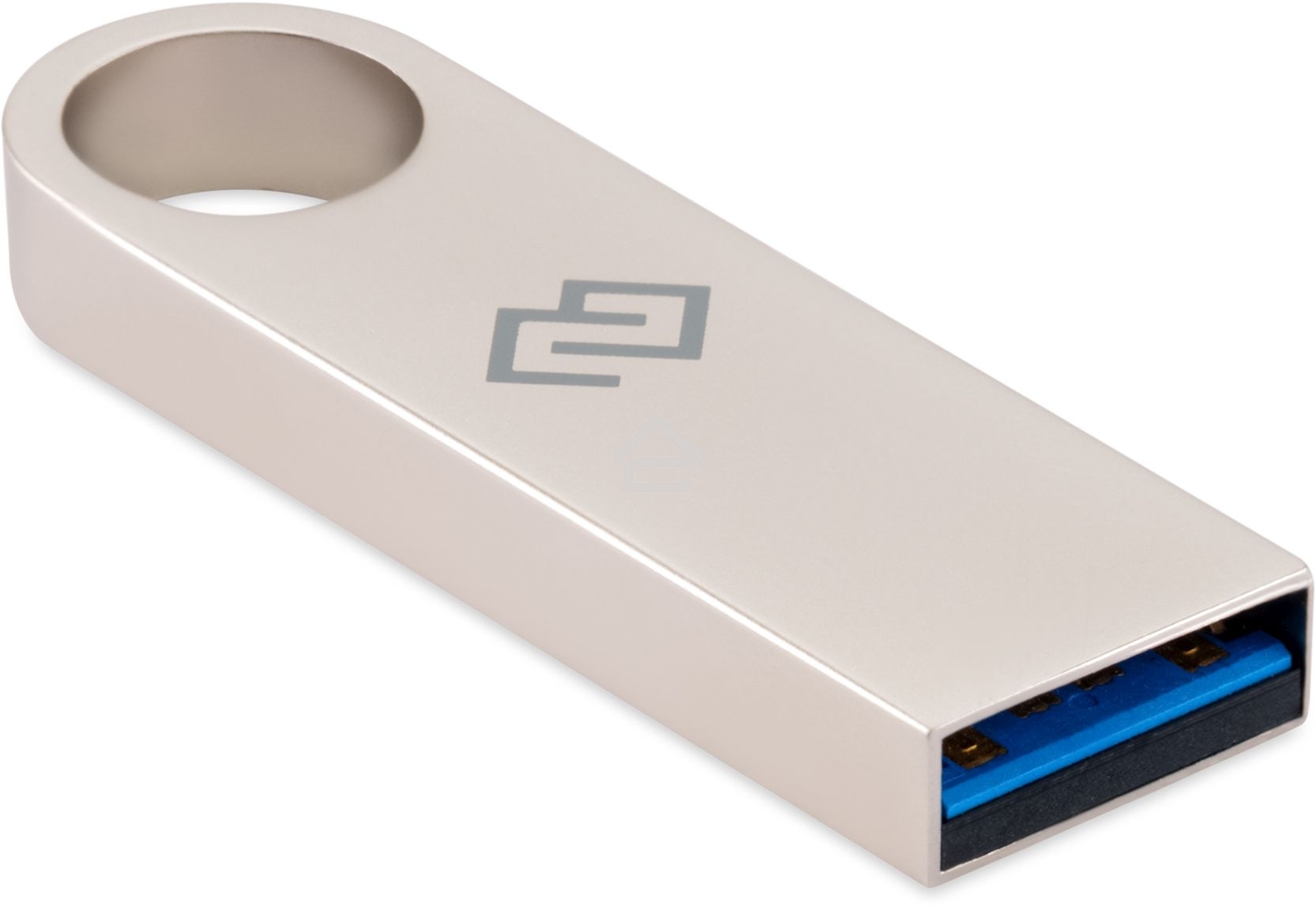 Флешка USB Digma DRIVE3 (DGFUL064A30SR), 64Gb, USB 3.0, R/W 70/30, серебристый