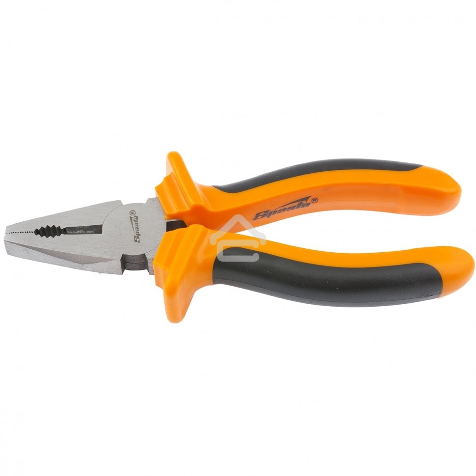 Плоскогубцы Sparta Comfort 180 мм, комбинированные шлифованные, двухкомпонентные рукоятки