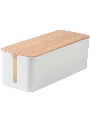 Органайзер Cactus CS-BOX-WH белый/бамбук