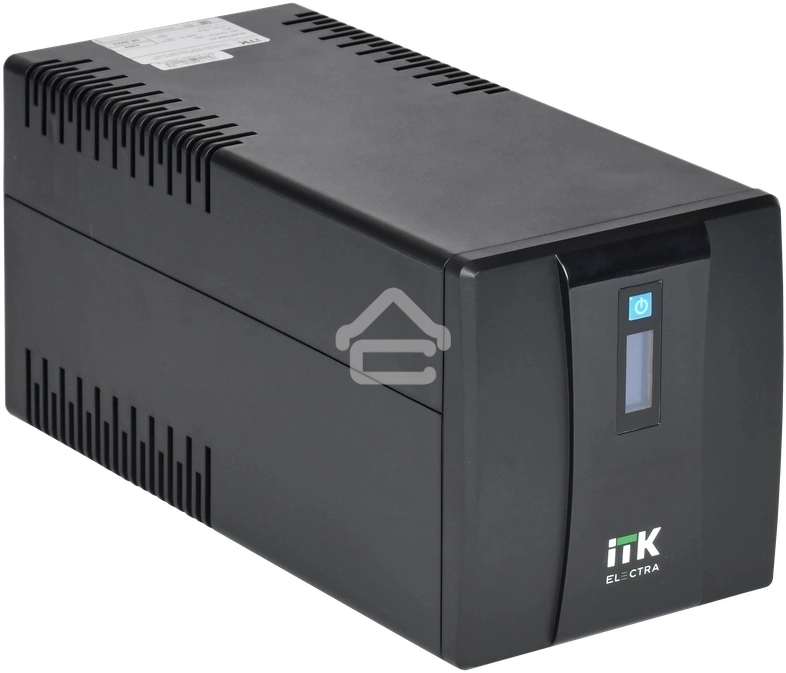 Источник бесперебойного питания Line-interactive 1,2кВА/720Вт, фаза 1/1, LCD дисплей, с АКБ 2х7AH, USB, Schuko