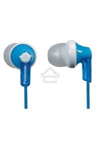 Наушники вкладыши Panasonic RP-HJE118GUA 1.1м белый/голубой проводные (в ушной раковине)