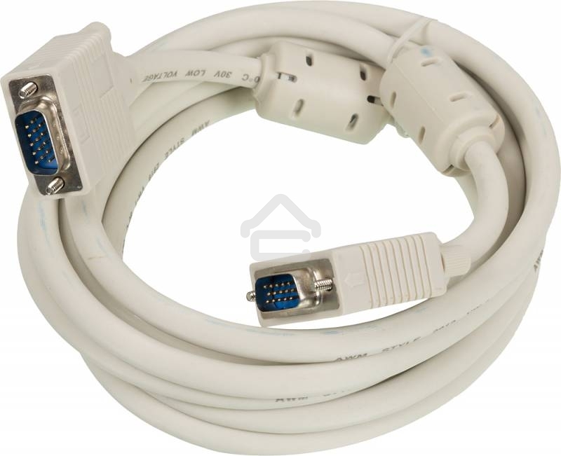 Кабель SVGA Ningbo CAB016S-10F VGA HD15 (m)/VGA HD15 (m) 3м феррит.кольца
