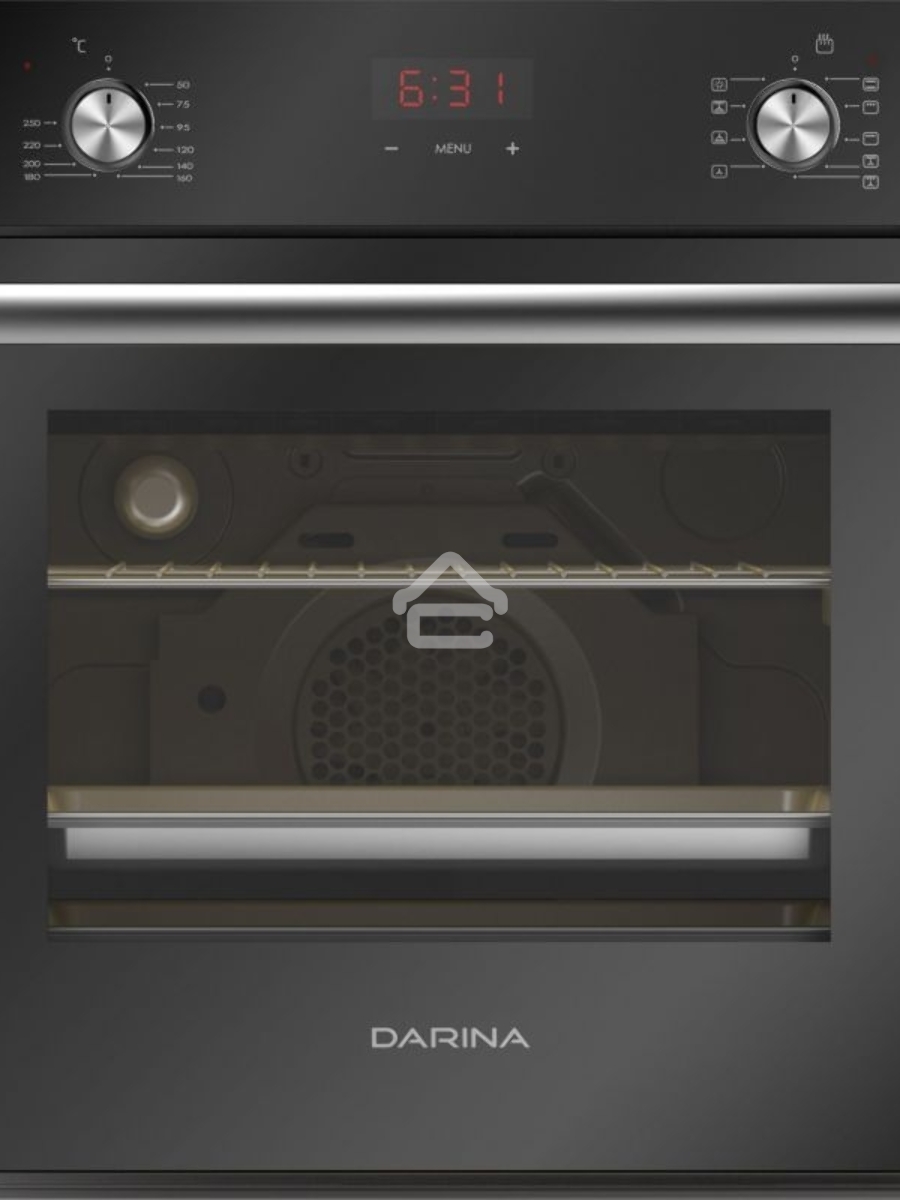 Духовой шкаф электрический Darina 2V5 BDE 112 708 B черный, встраиваемый