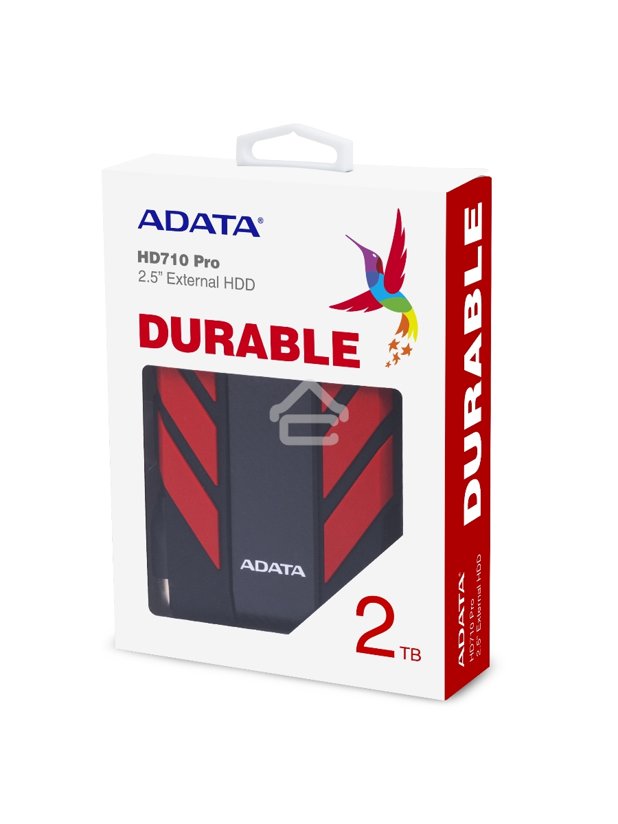 Внешний жесткий диск 2Tb Adata HD710P AHD710P-2TU31-CRD черный/красный (2.5