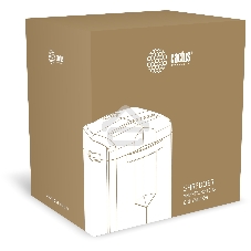 Шредер Cactus CS-SH-15-20-4X35 черный/серый (секр.P-4) перекрестный 15лист. 20лтр. скрепки скобы пл.карты CD