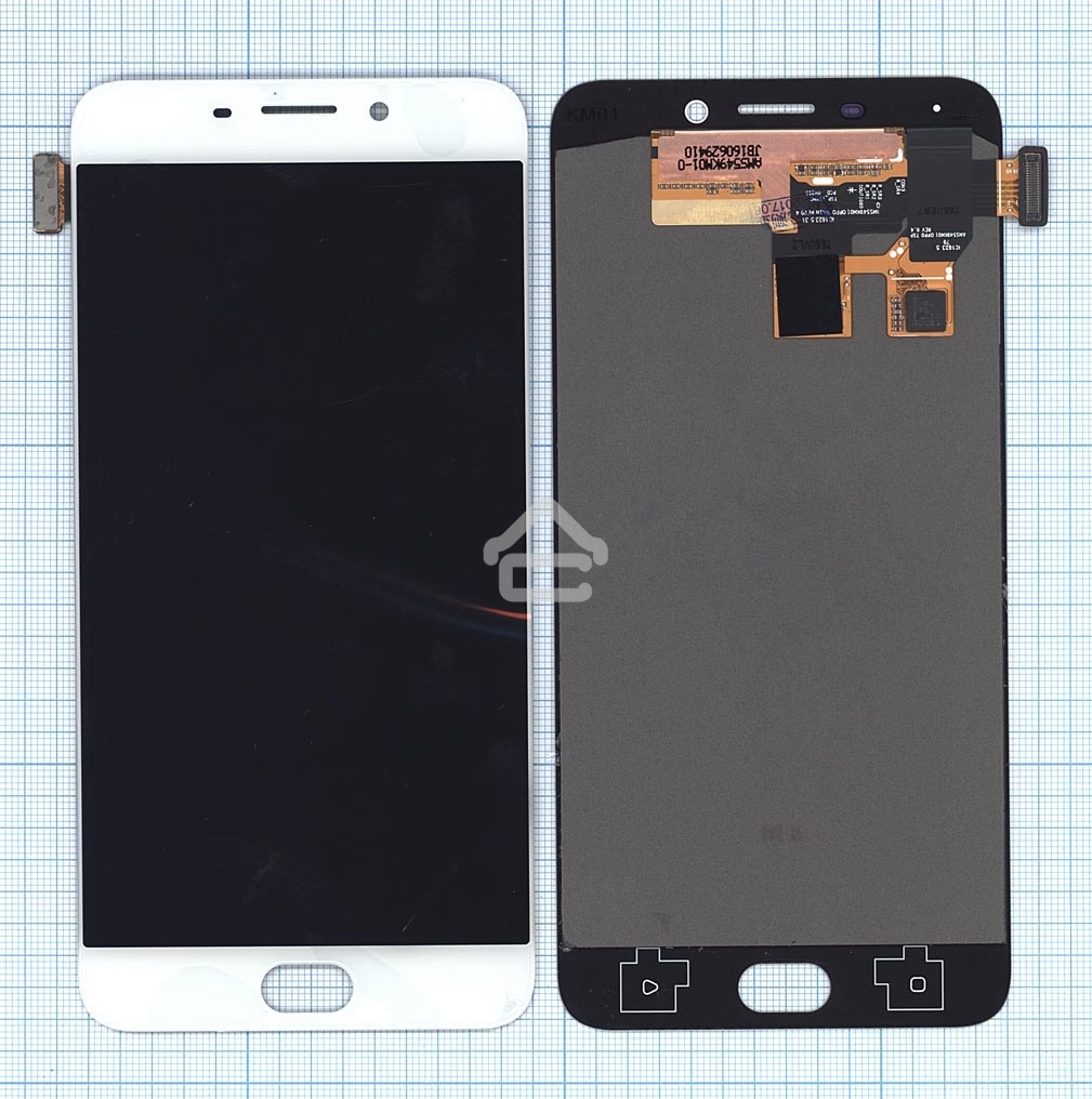 Дисплей для OPPO F1 Plus белый